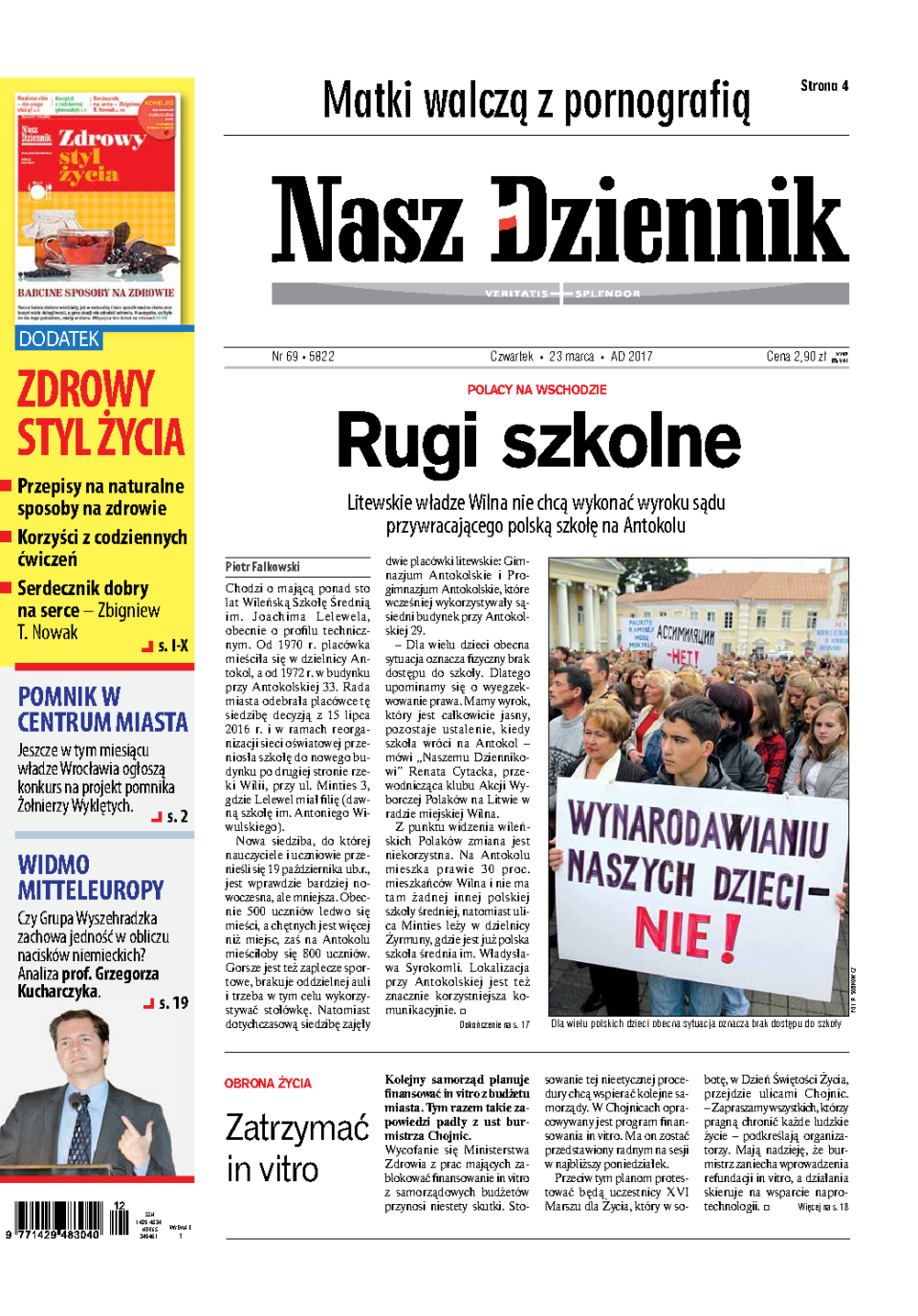 Nasz Dziennik z dnia 23.03.2017 wydanie PDF