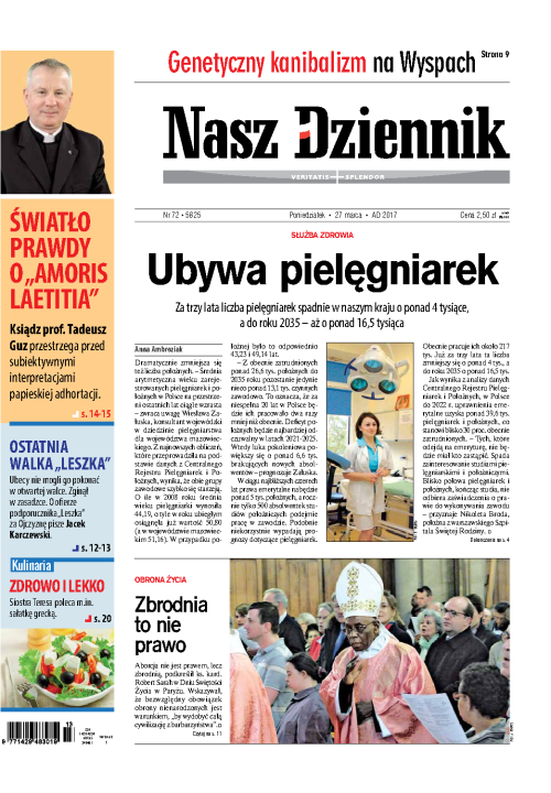 Nasz Dziennik z dnia 27.03.2017 wydanie PDF