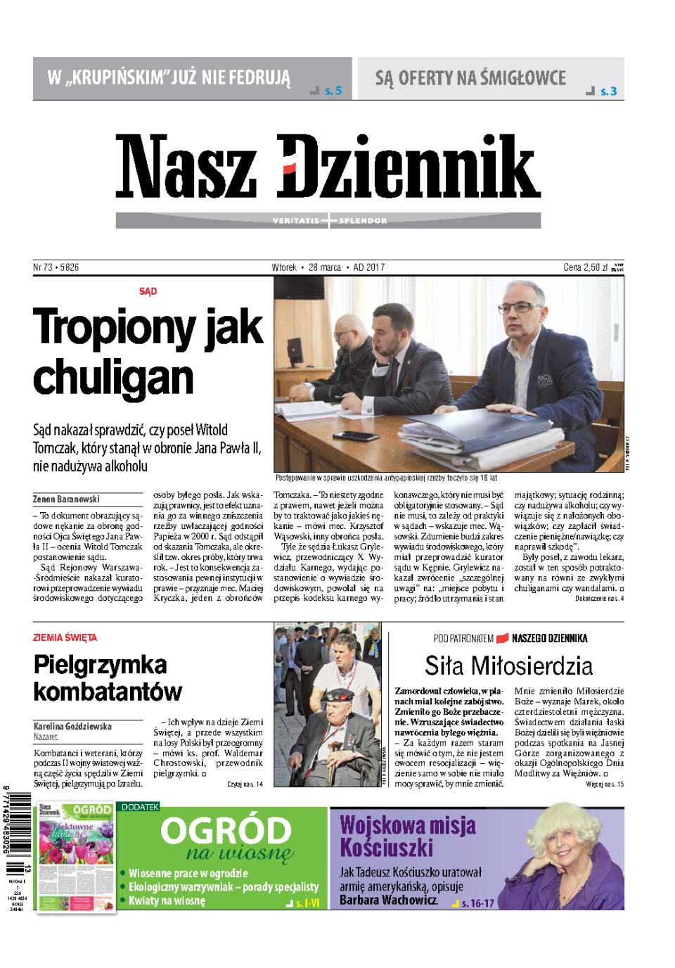 Nasz Dziennik z dnia 28.03.2017 wydanie PDF