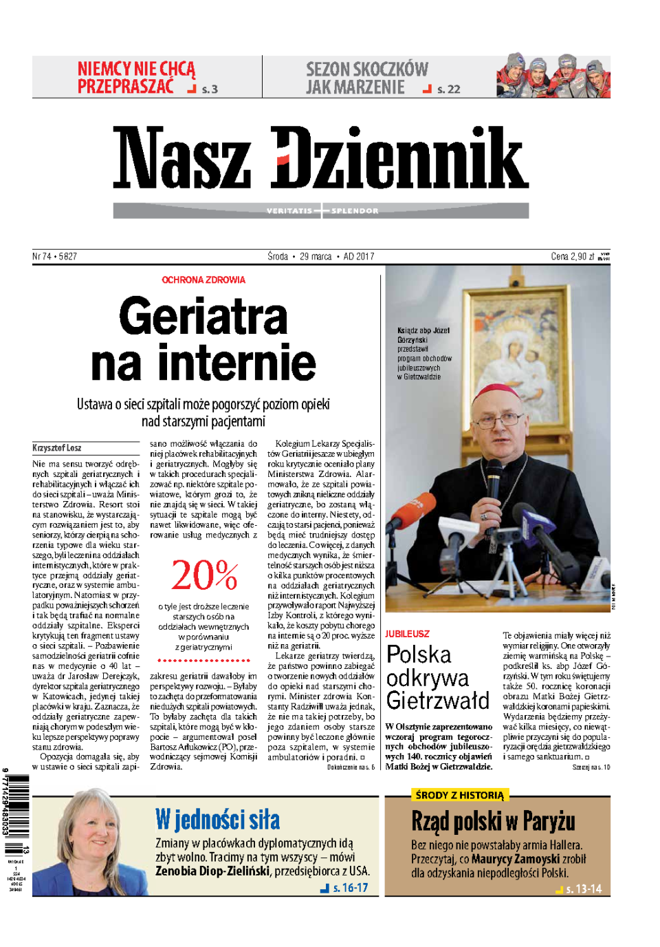 Nasz Dziennik z dnia 29.03.2017 wydanie PDF
