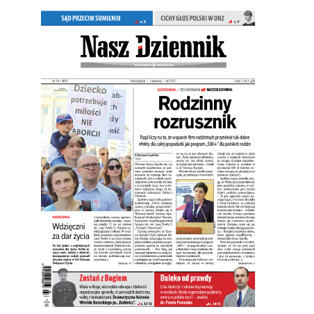 Nasz Dziennik z dnia 03.04.2017 wydanie PDF