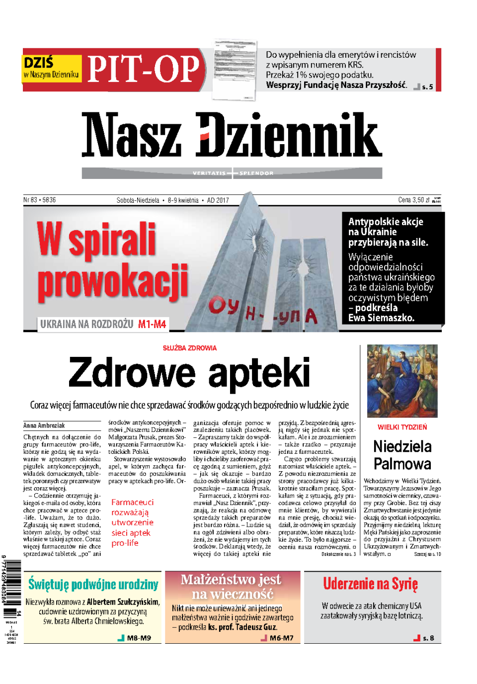 Nasz Dziennik z dnia 08.04.2017 wydanie PDF