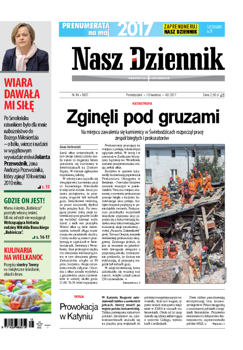Nasz Dziennik z dnia 10.04.2017 wydanie PDF