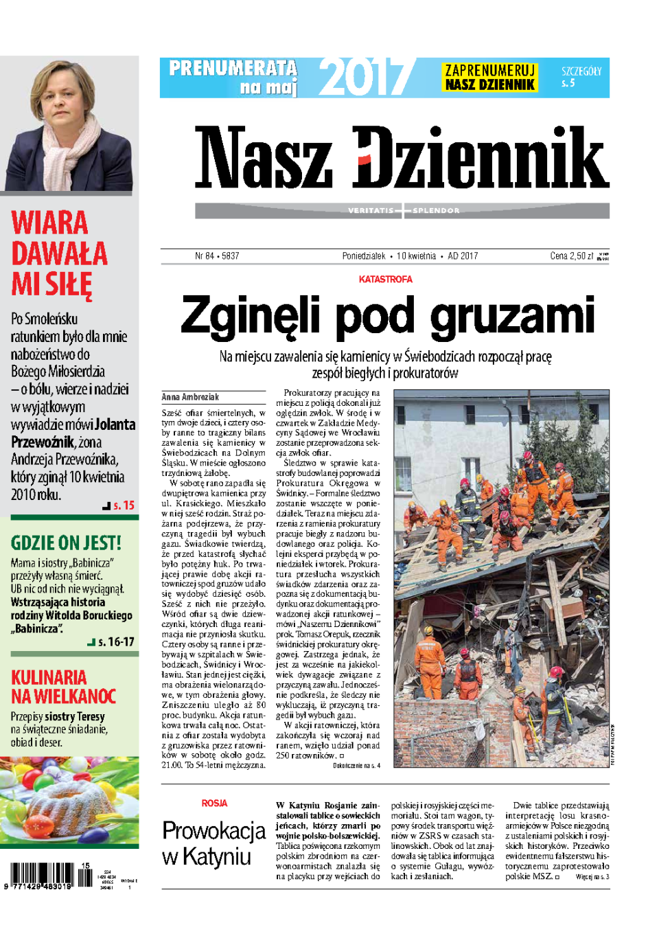 Nasz Dziennik z dnia 10.04.2017 wydanie PDF
