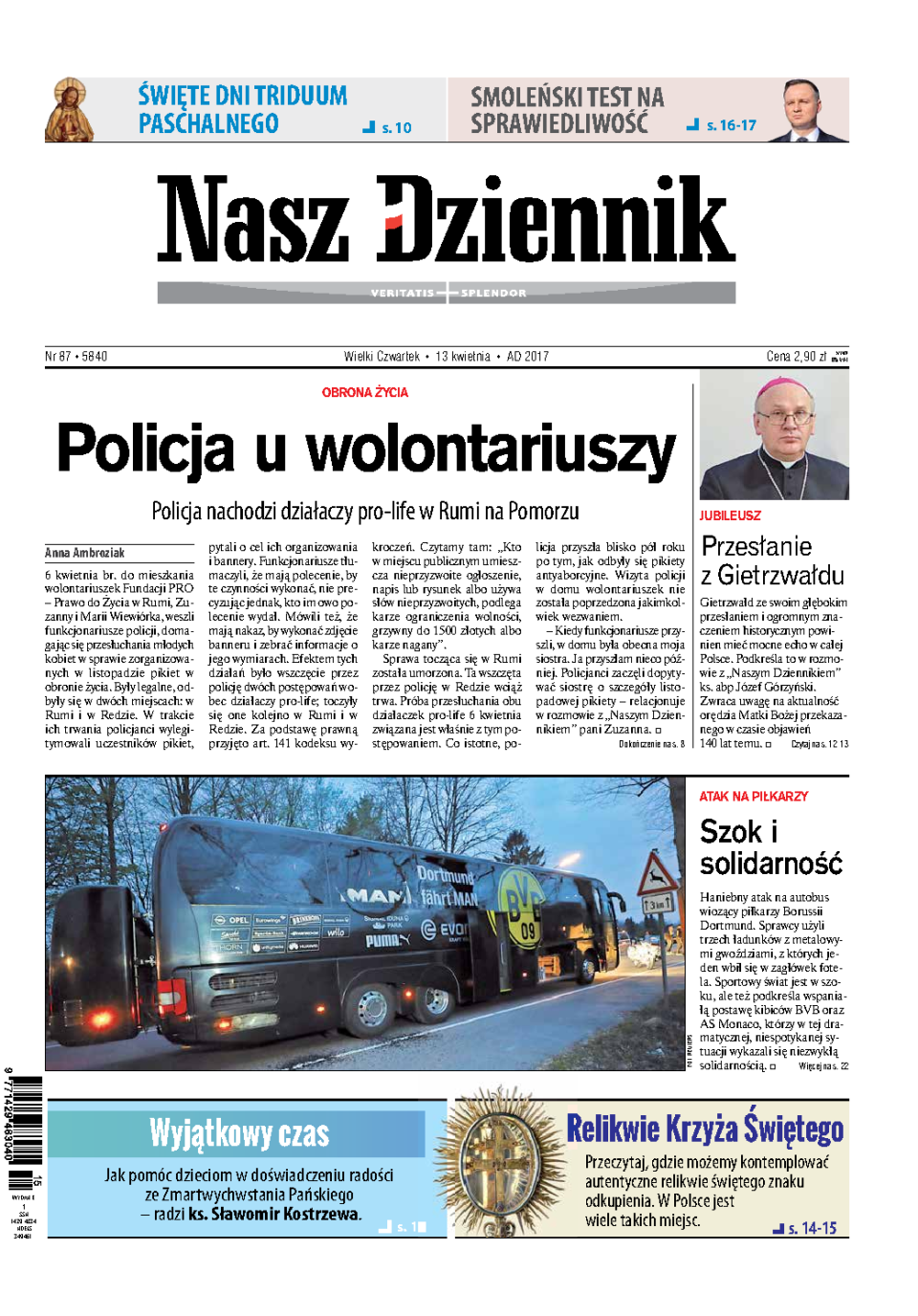 Nasz Dziennik z dnia 13.04.2017 wydanie PDF
