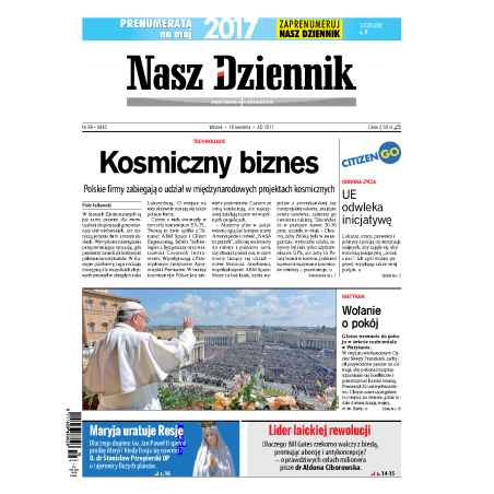 Nasz Dziennik z dnia 18.04.2017 wydanie PDF