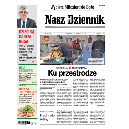 Nasz Dziennik z dnia 24.04.2017 wydanie PDF