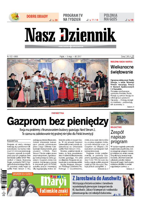 Nasz Dziennik z dnia 05.05.2017 wydanie PDF