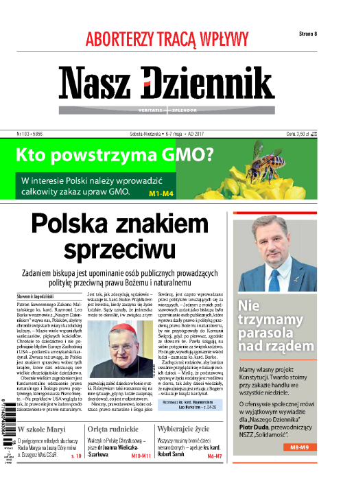 Nasz Dziennik z dnia 06.05.2017 wydanie PDF