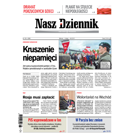 Nasz Dziennik z dnia 09.05.2017 wydanie PDF