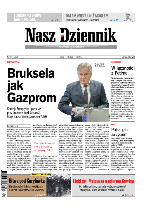 Nasz Dziennik z dnia 10.05.2017 wydanie PDF