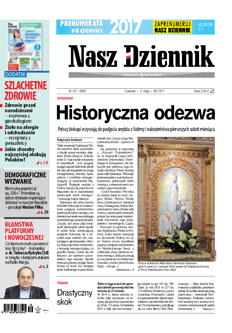 Nasz Dziennik z dnia 11.05.2017 wydanie PDF