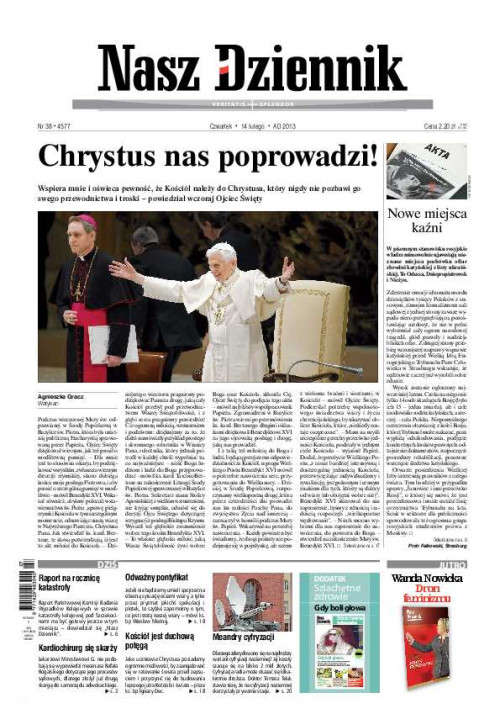 Nasz Dziennik z dnia 14.02.2013 wydanie PDF