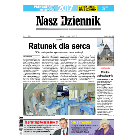 Nasz Dziennik z dnia 16.05.2017 wydanie PDF
