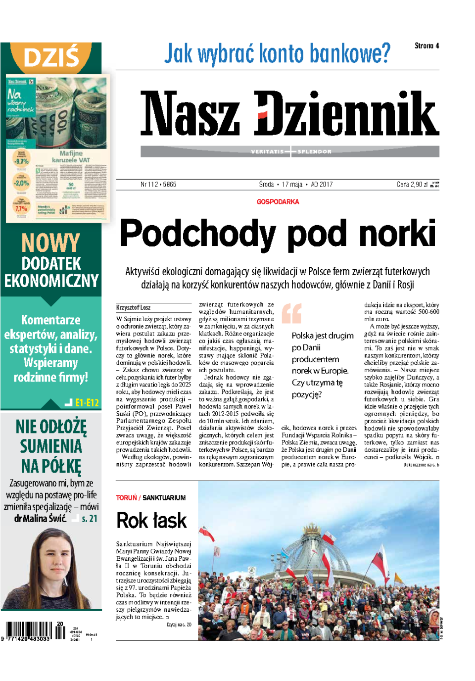 Nasz Dziennik z dnia 17.05.2017 wydanie PDF