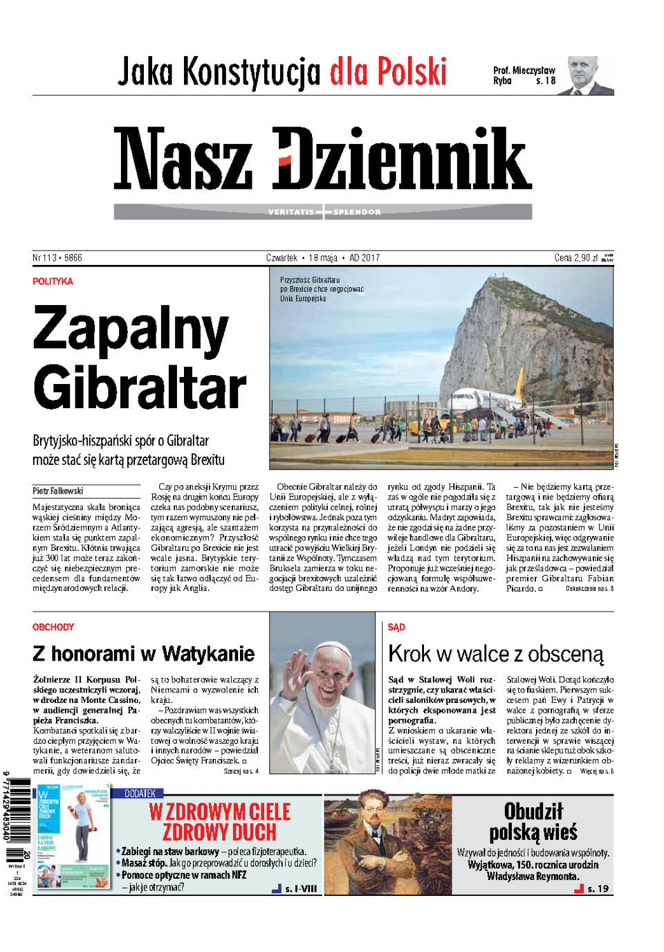 Nasz Dziennik z dnia 18.05.2017 wydanie PDF