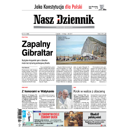 Nasz Dziennik z dnia 18.05.2017 wydanie PDF