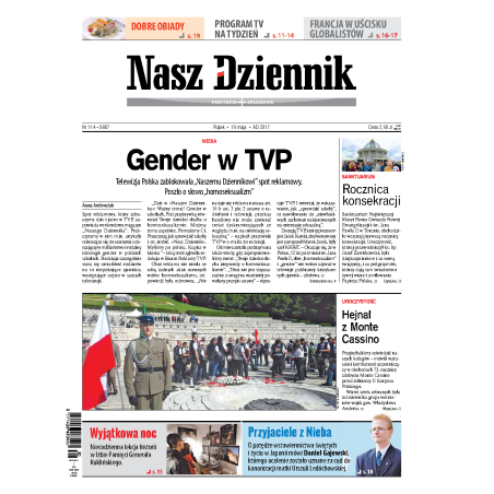 Nasz Dziennik z dnia 19.05.2017 wydanie PDF