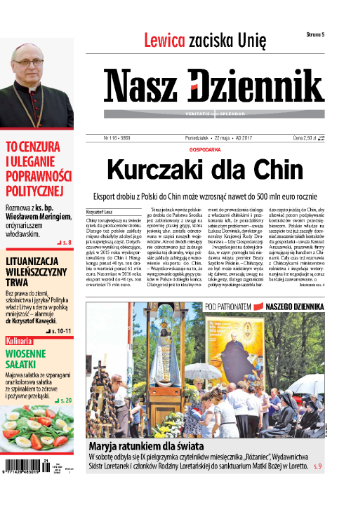 Nasz Dziennik z dnia 22.05.2017 wydanie PDF