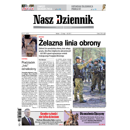 Nasz Dziennik z dnia 23.05.2017 wydanie PDF