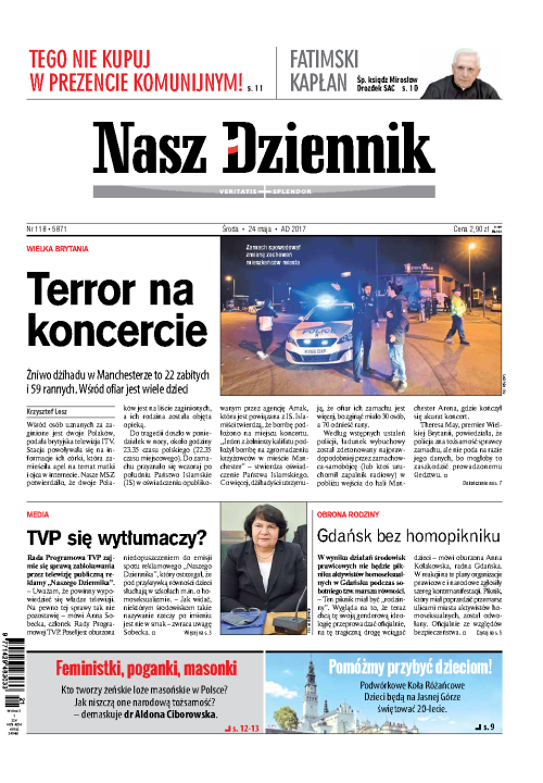 Nasz Dziennik z dnia 24.05.2017 wydanie PDF