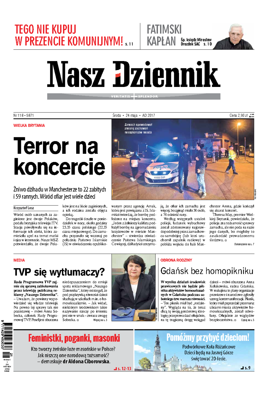 Nasz Dziennik z dnia 24.05.2017 wydanie PDF