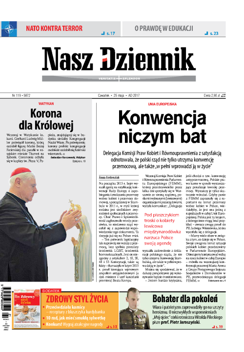 Nasz Dziennik z dnia 25.05.2017 wydanie PDF