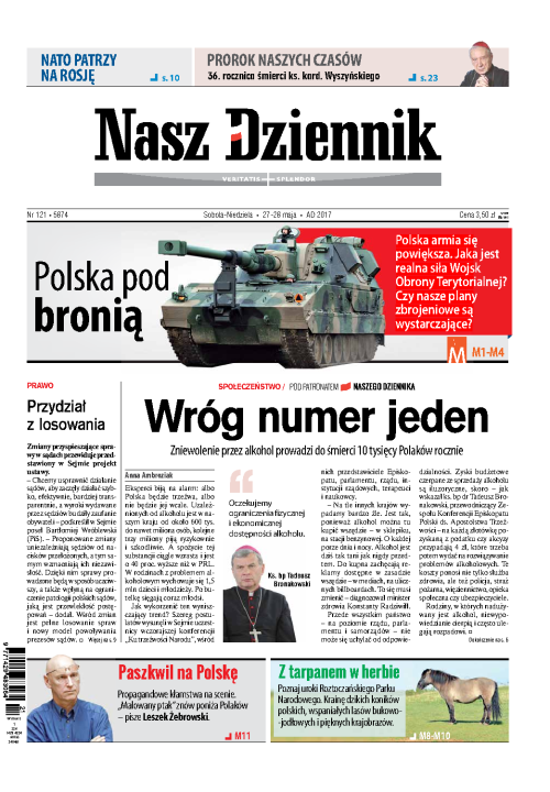 Nasz Dziennik z dnia 27.05.2017 wydanie PDF