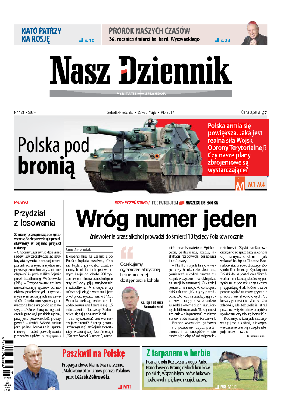 Nasz Dziennik z dnia 27.05.2017 wydanie PDF