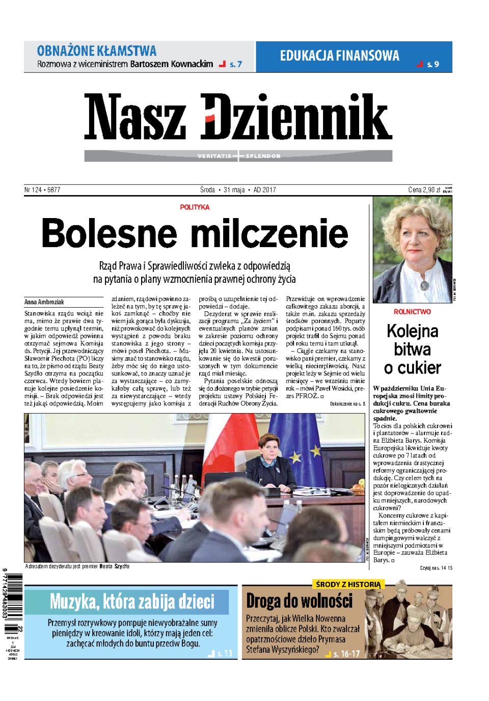 Nasz Dziennik z dnia 31.05.2017 wydanie PDF