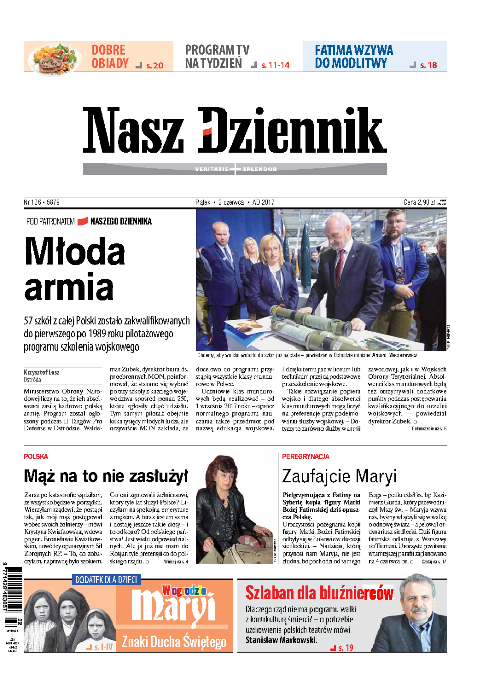 Nasz Dziennik z dnia 02.06.2017 wydanie PDF
