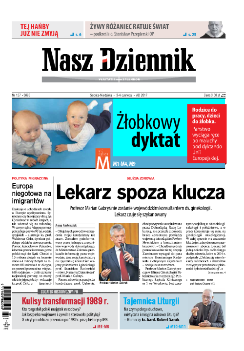 Nasz Dziennik z dnia 03.06.2017 wydanie PDF