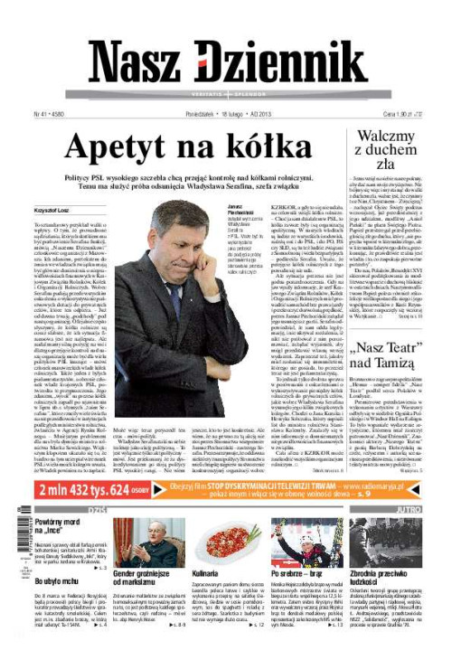 Nasz Dziennik z dnia 18.02.2013 wydanie PDF