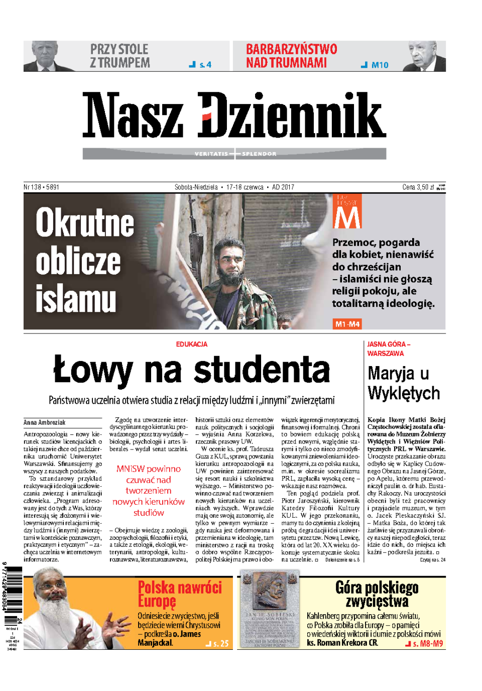 Nasz Dziennik z dnia 17.06.2017 wydanie PDF