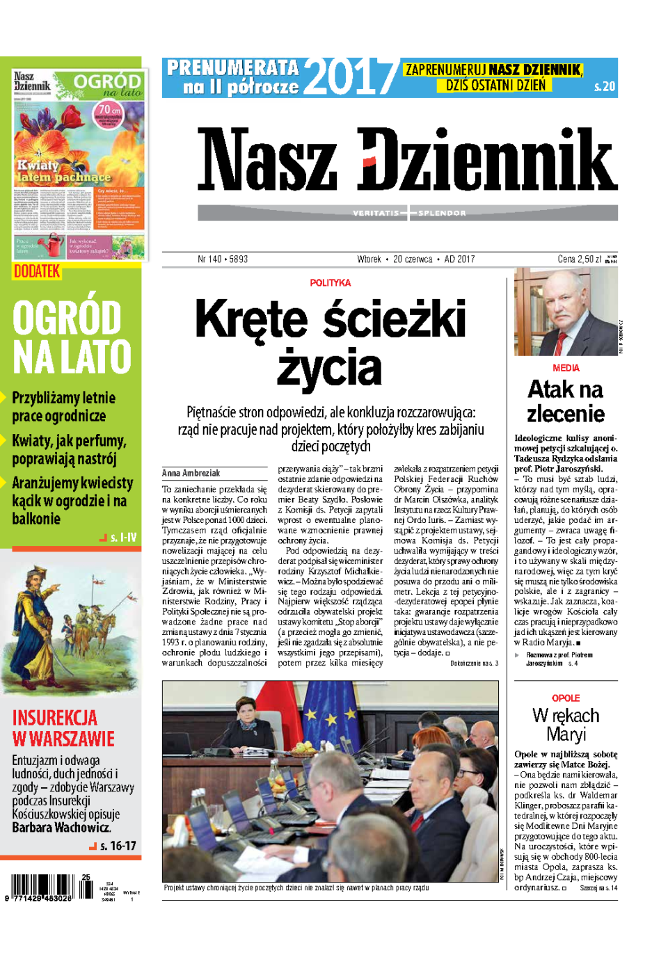 Nasz Dziennik z dnia 20.06.2017 wydanie PDF