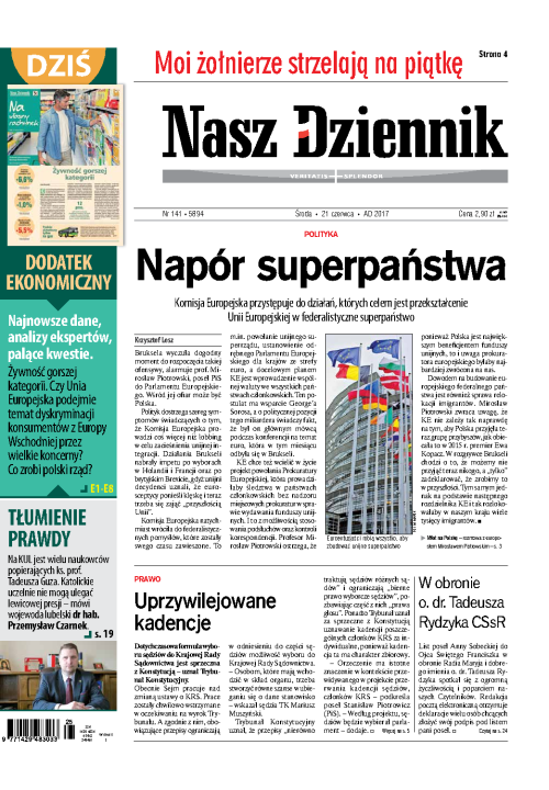 Nasz Dziennik z dnia 21.06.2017 wydanie PDF