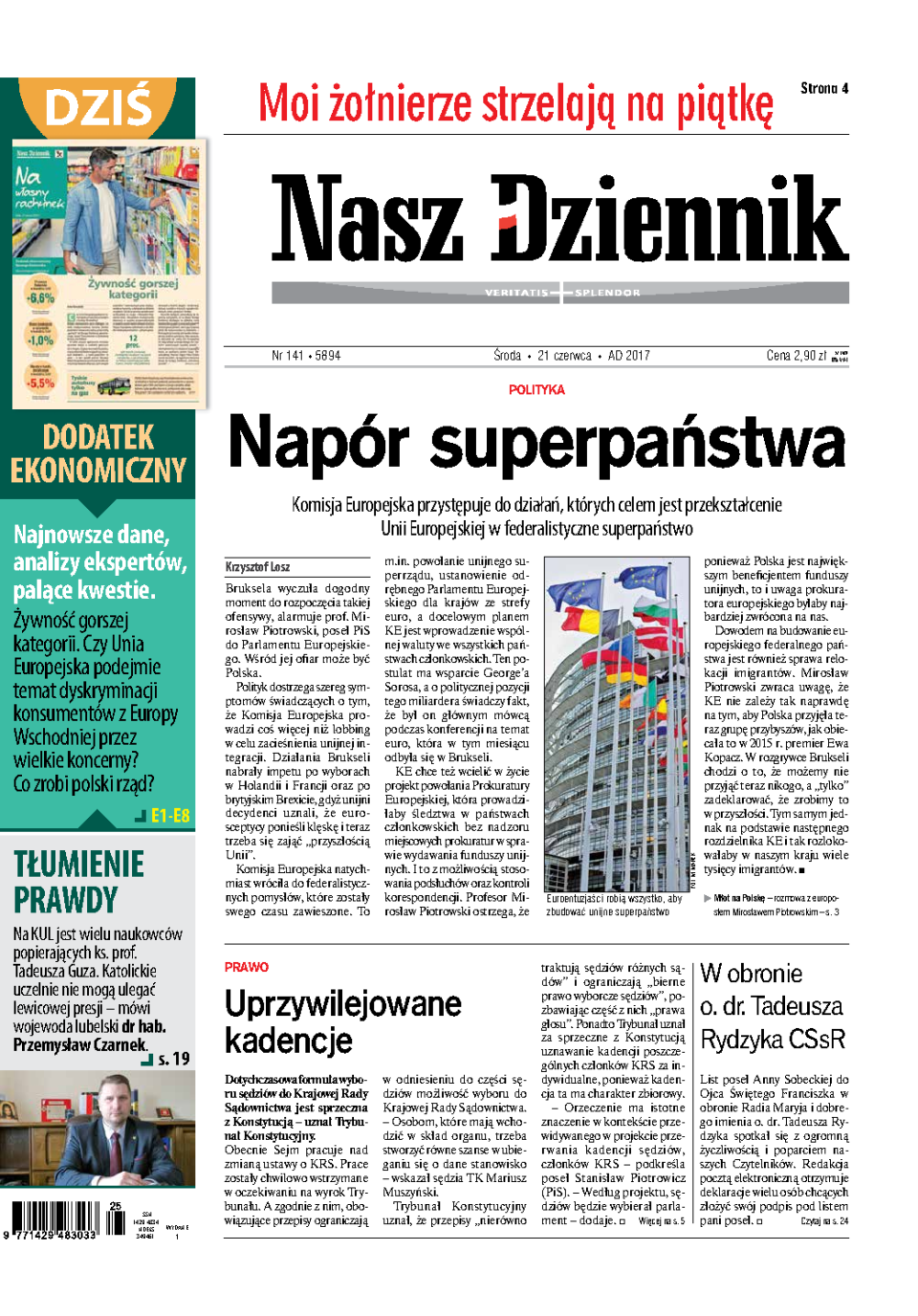 Nasz Dziennik z dnia 21.06.2017 wydanie PDF