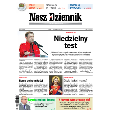 Nasz Dziennik z dnia 23.06.2017 wydanie PDF