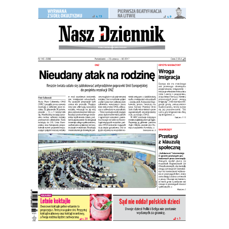 Nasz Dziennik z dnia 26.06.2017 wydanie PDF