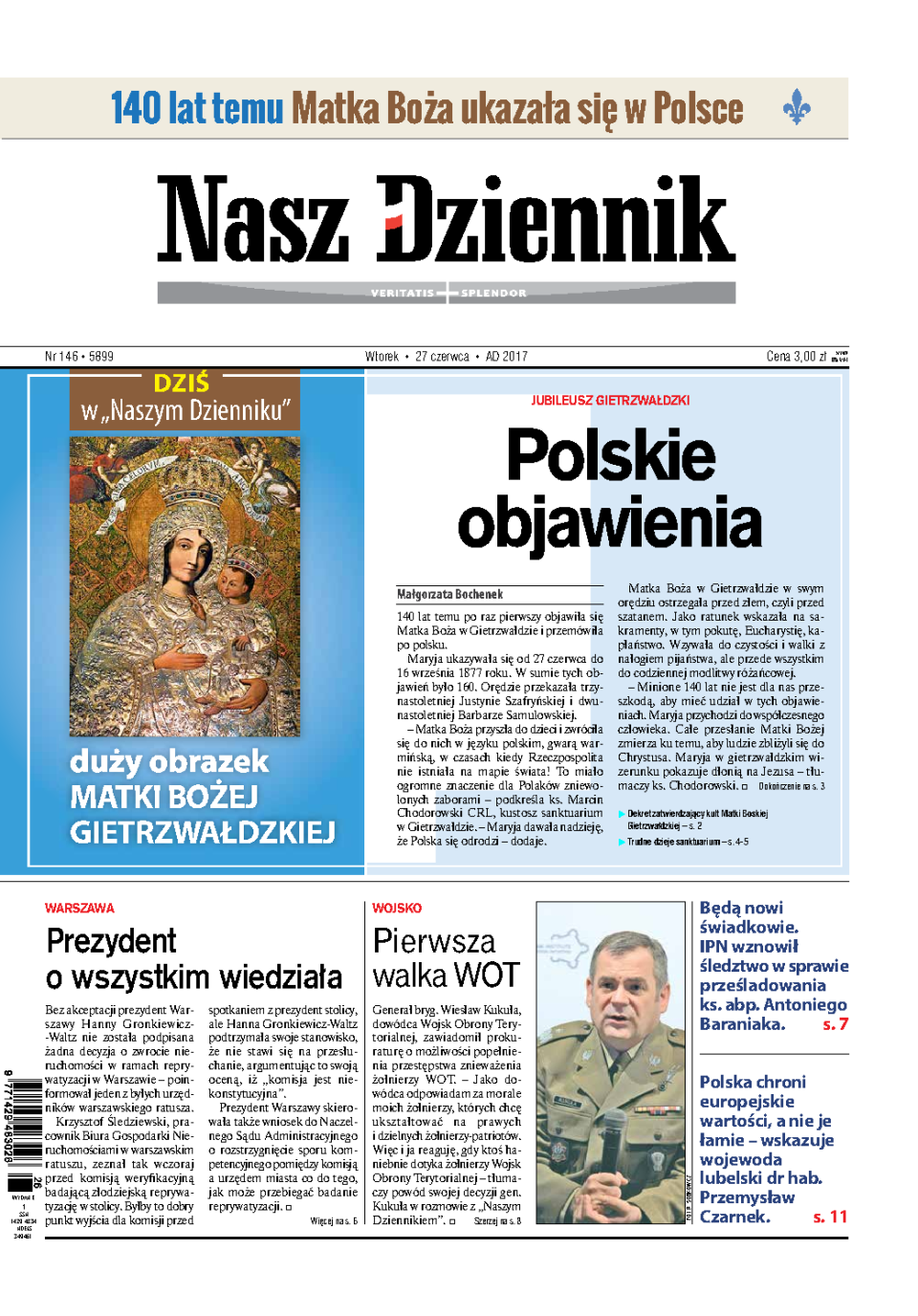 Nasz Dziennik z dnia 27.06.2017 wydanie PDF