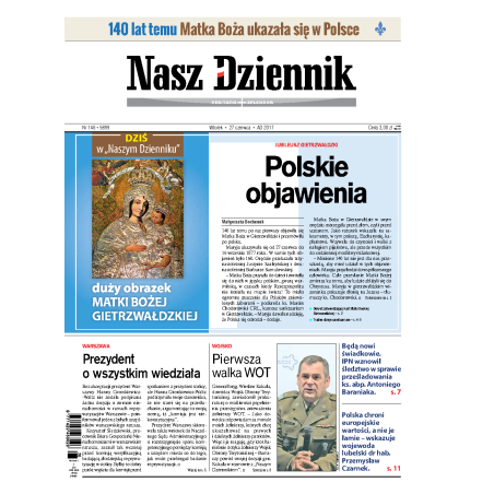 Nasz Dziennik z dnia 27.06.2017 wydanie PDF
