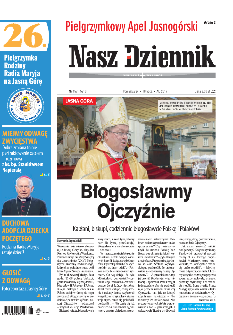 Nasz Dziennik z dnia 10.07.2017 wydanie PDF