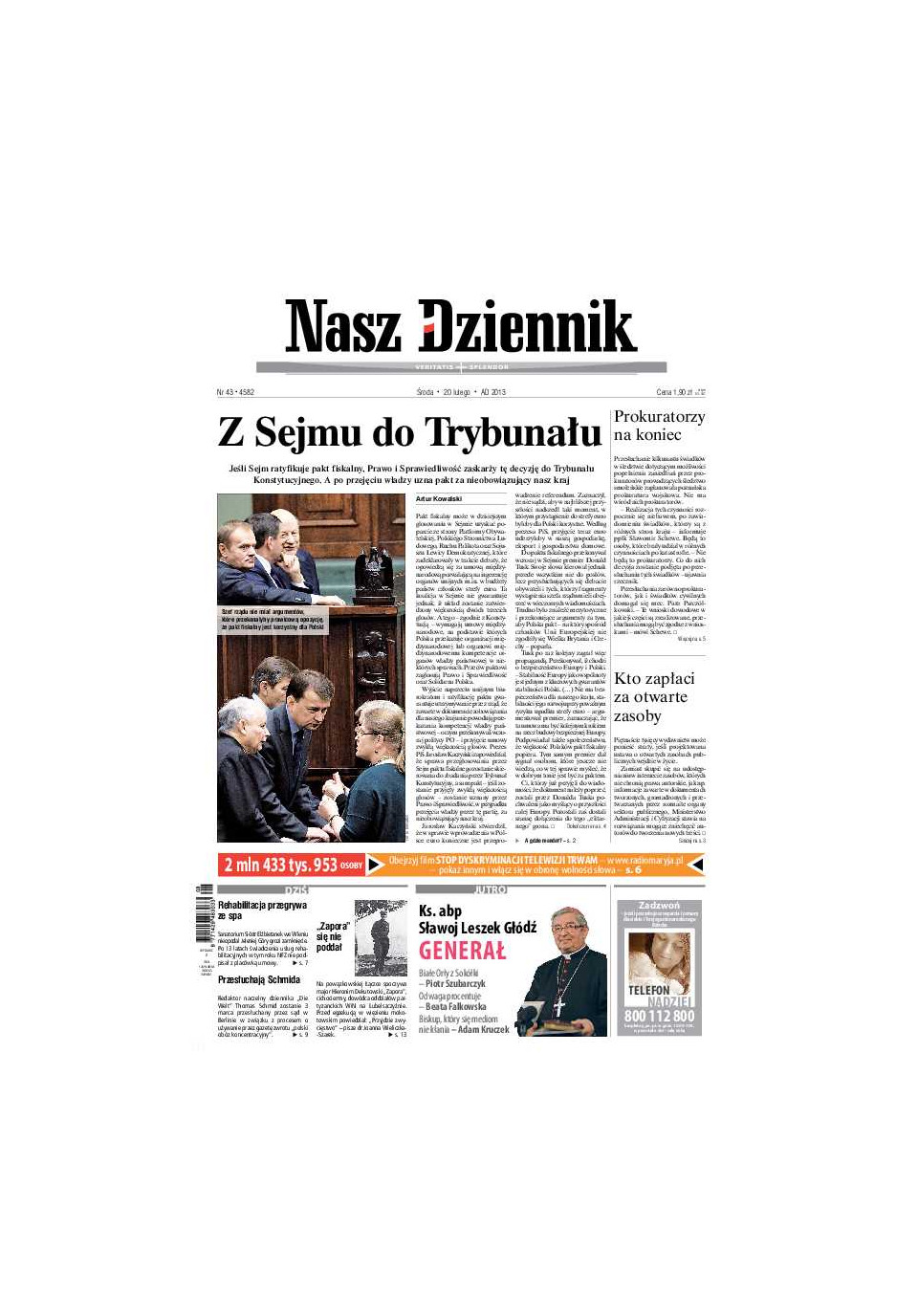 Nasz Dziennik z dnia 20.02.2013 wydanie PDF