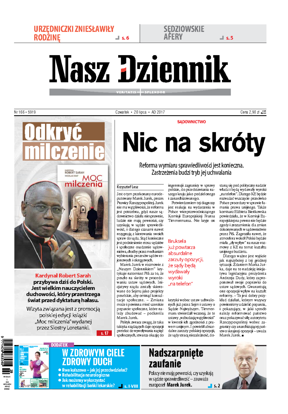 Nasz Dziennik z dnia 20.07.2017 wydanie PDF