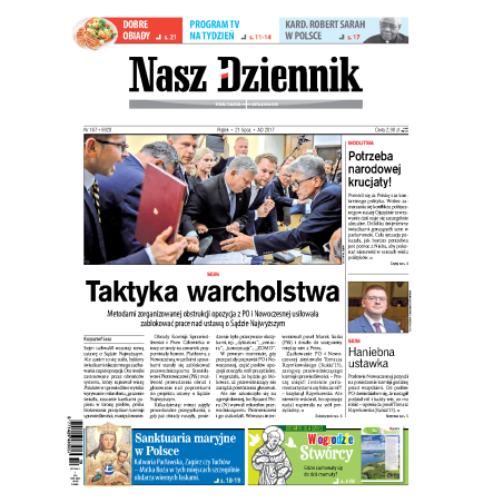 Nasz Dziennik z dnia 21.07.2017 wydanie PDF