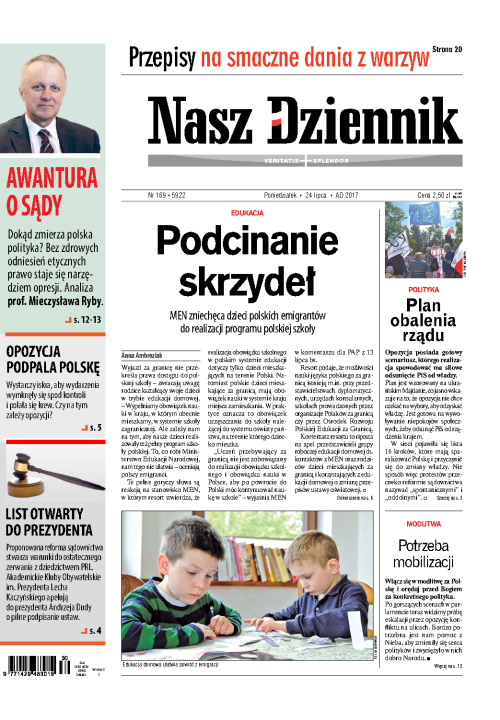 Nasz Dziennik z dnia 24.07.2017 wydanie PDF