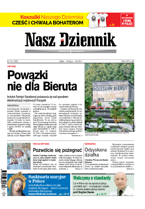 Nasz Dziennik z dnia 28.07.2017 wydanie PDF