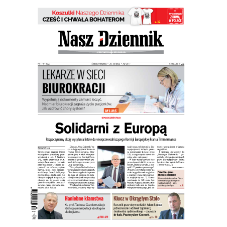 Nasz Dziennik z dnia 29.07.2017 wydanie PDF