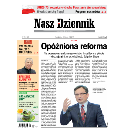 Nasz Dziennik z dnia 31.07.2017 wydanie PDF