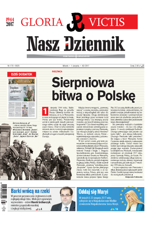 Nasz Dziennik z dnia 01.08.2017 wydanie PDF
